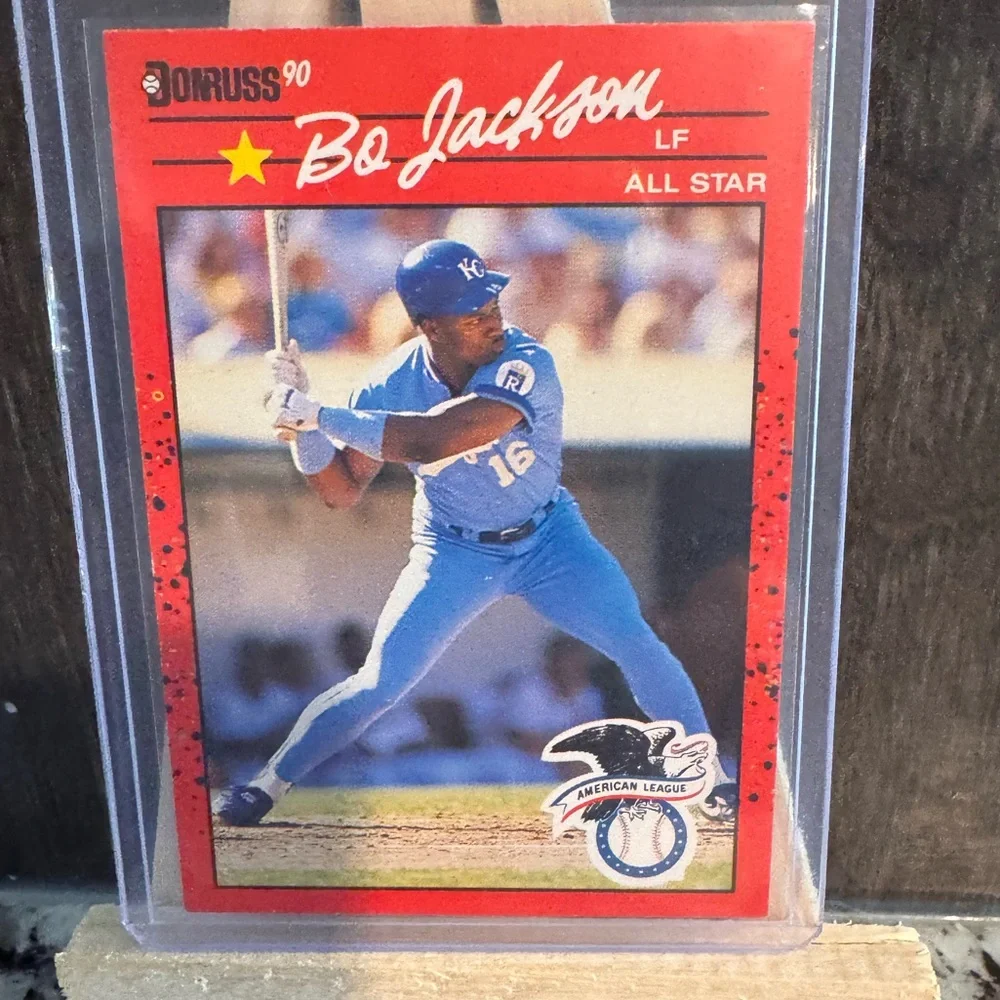 Bo Jackson Vintage Baseball Card Lot – Donruss, Topps, Score, 9 cards - Picture 15 of 15